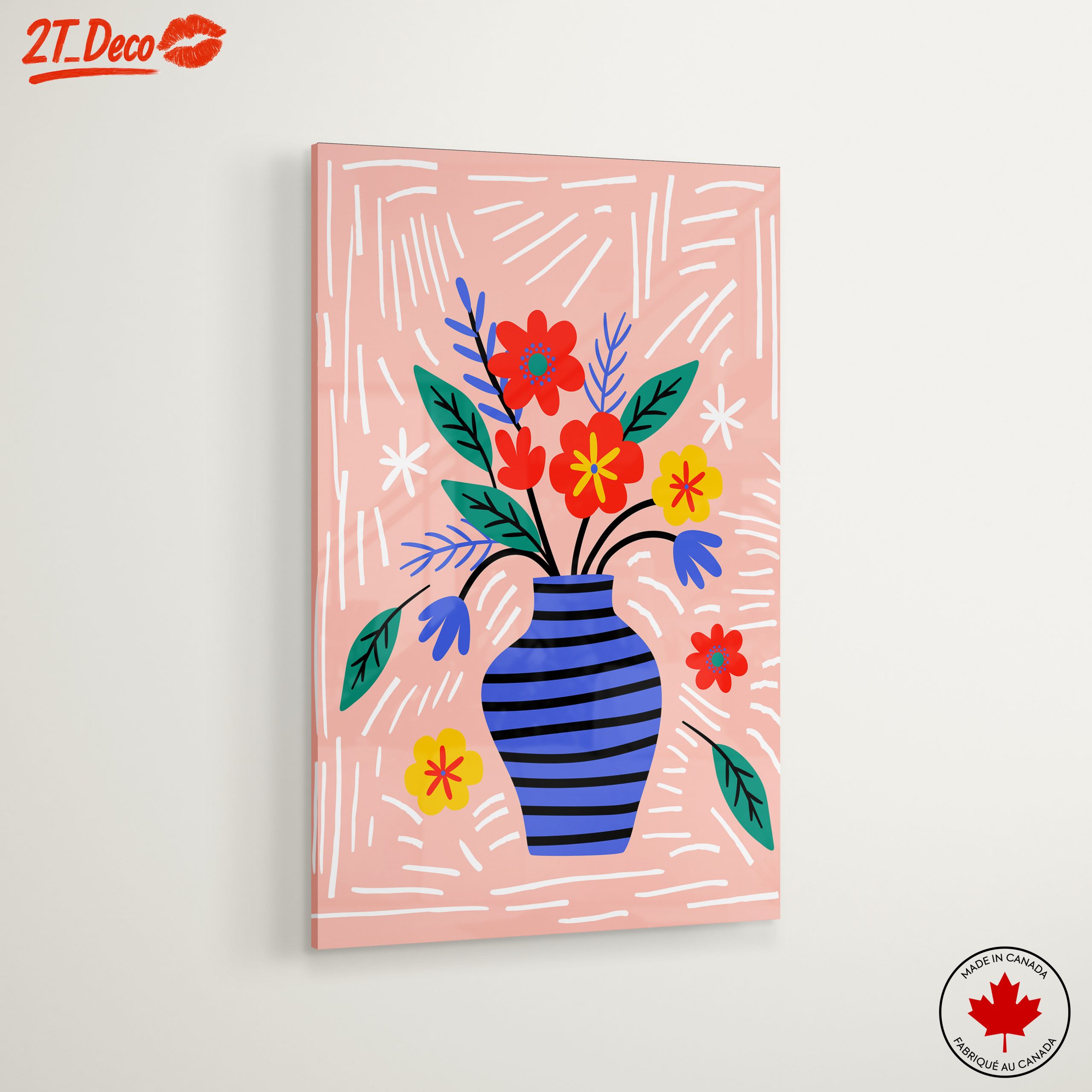 Colorful Abstract Botanical Artwork - Image 6