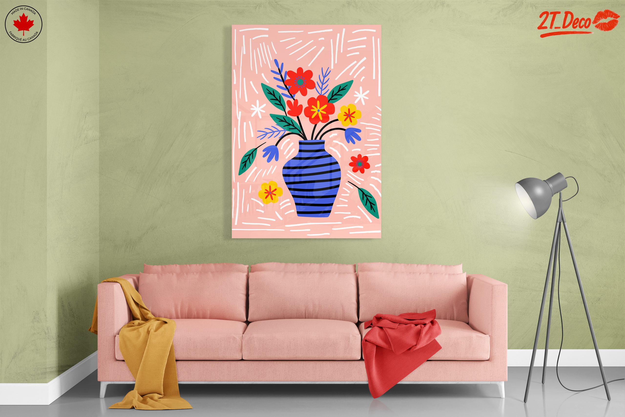 Colorful Abstract Botanical Artwork - Image 7