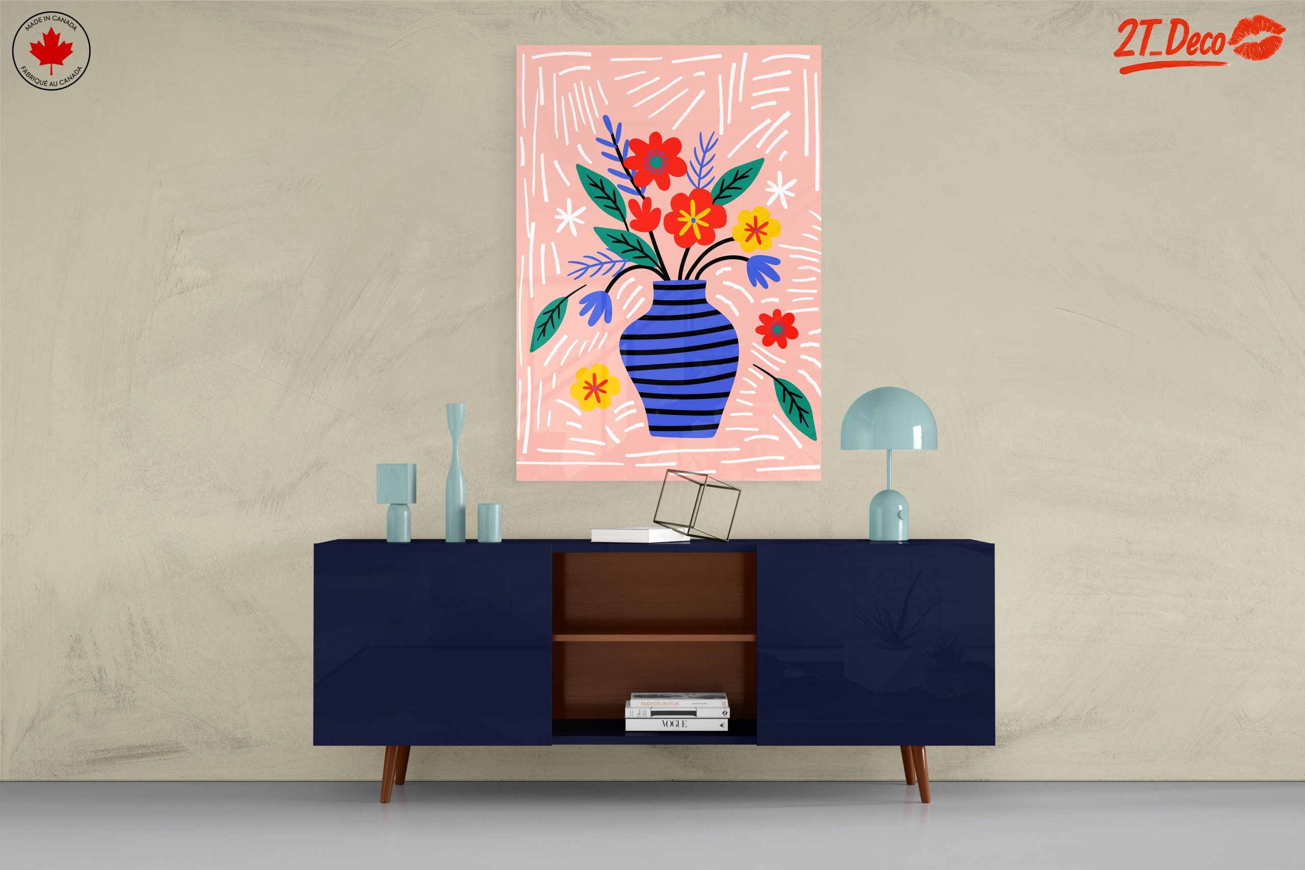 Colorful Abstract Botanical Artwork - Image 8