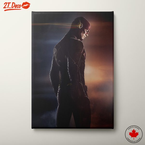 Dynamic Flash Artwork Featuring The Iconic Superhero