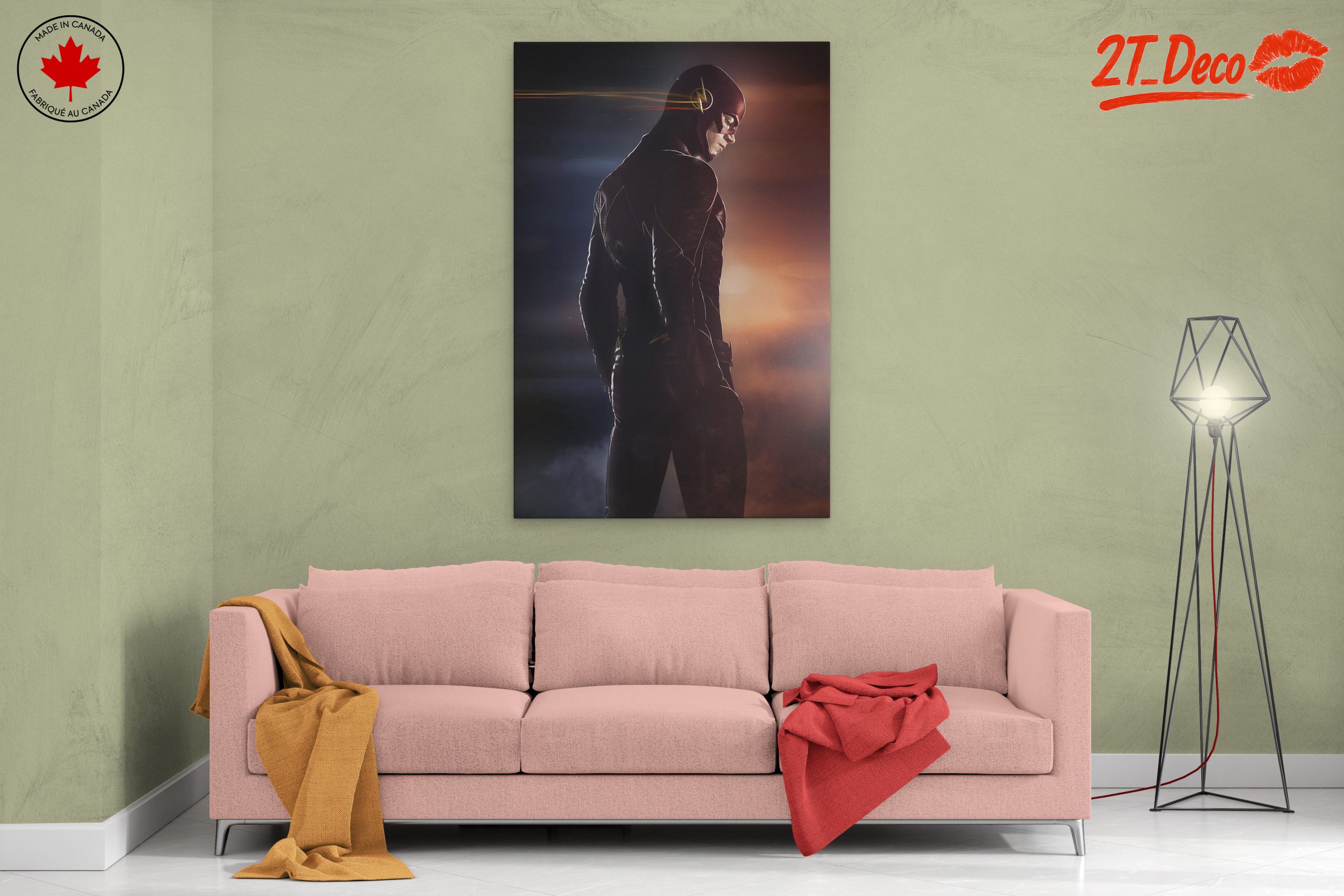 Dynamic Flash Artwork Featuring The Iconic Superhero - Image 2