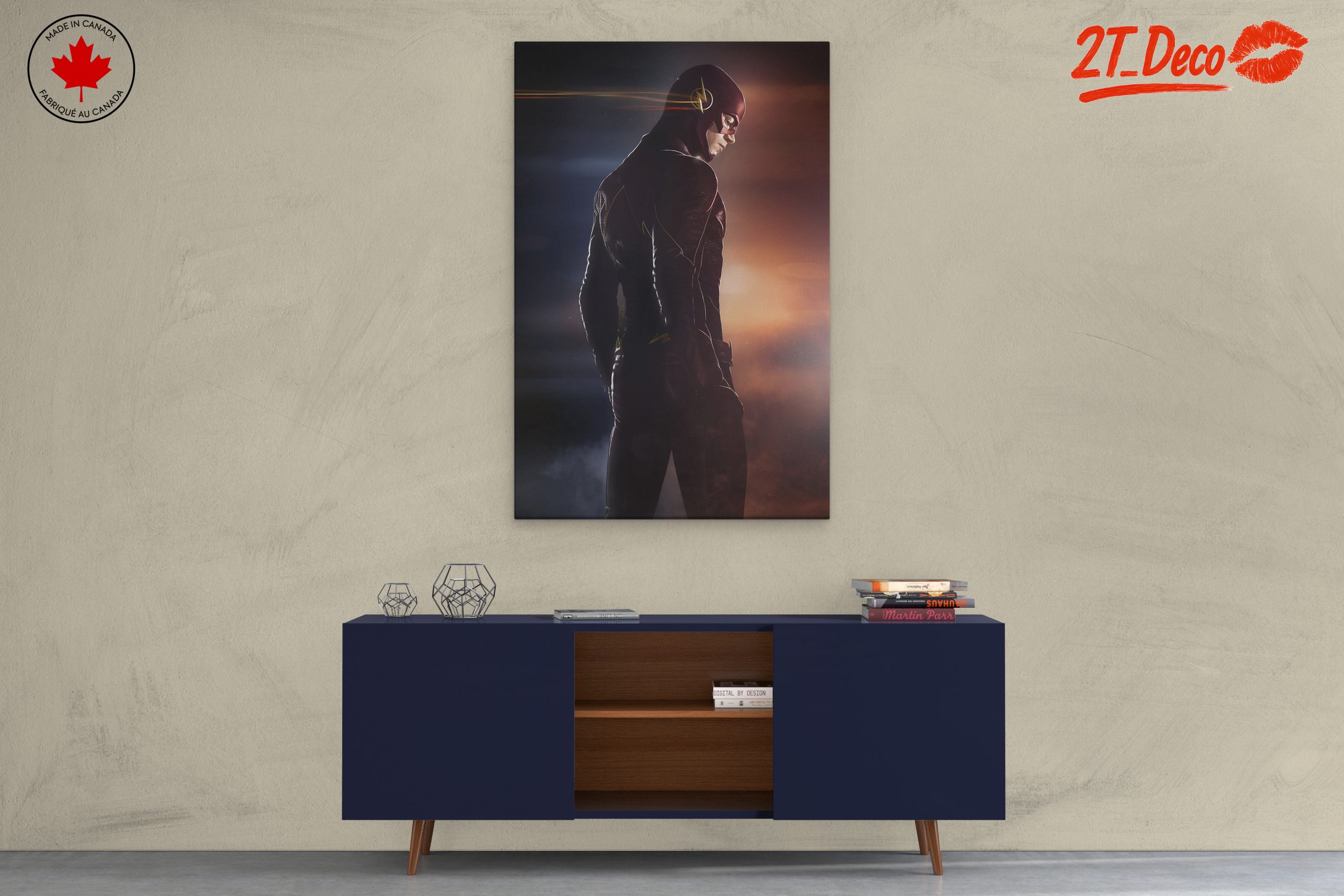 Dynamic Flash Artwork Featuring The Iconic Superhero - Image 3