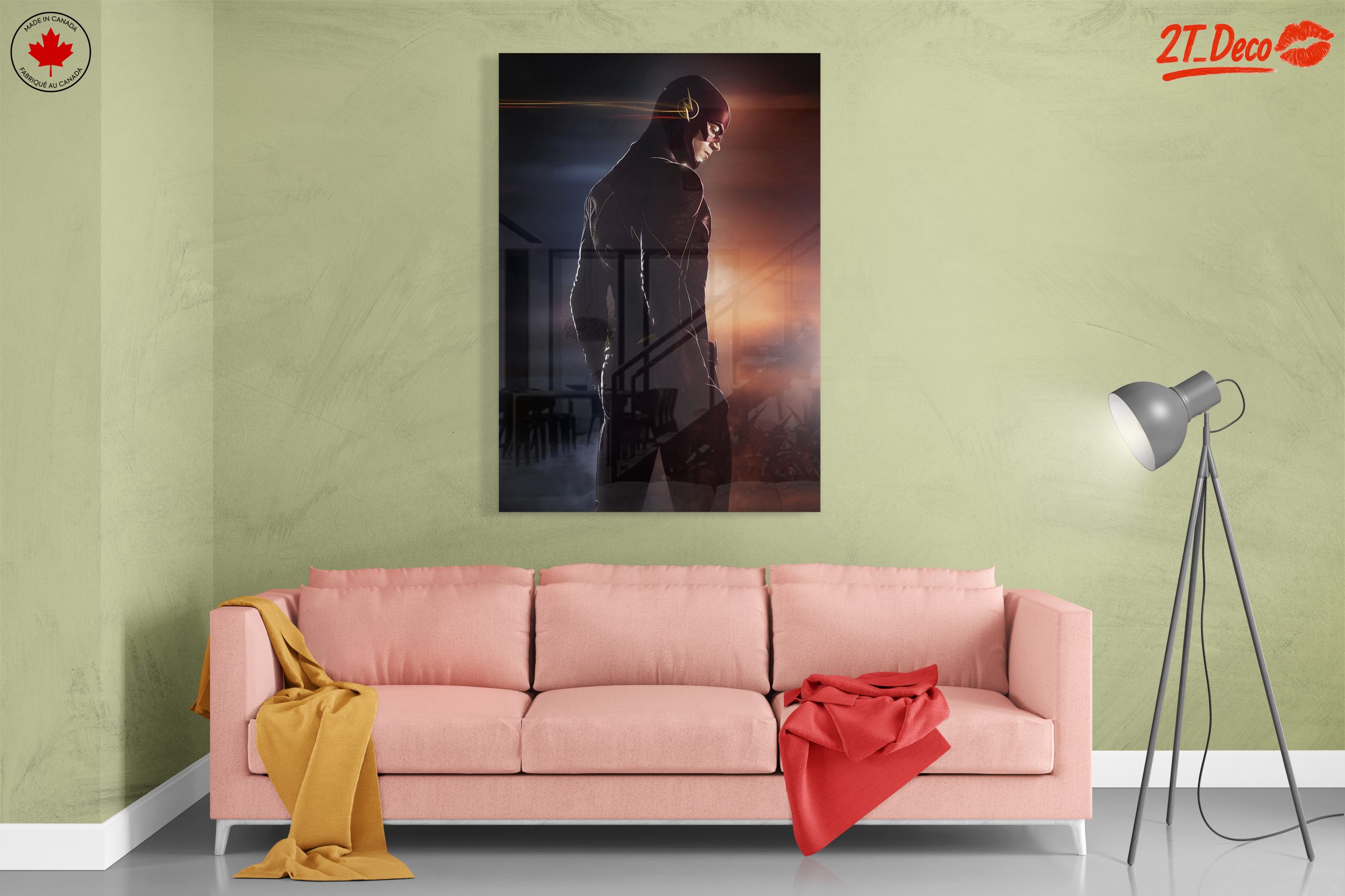 Dynamic Flash Artwork Featuring The Iconic Superhero - Image 7