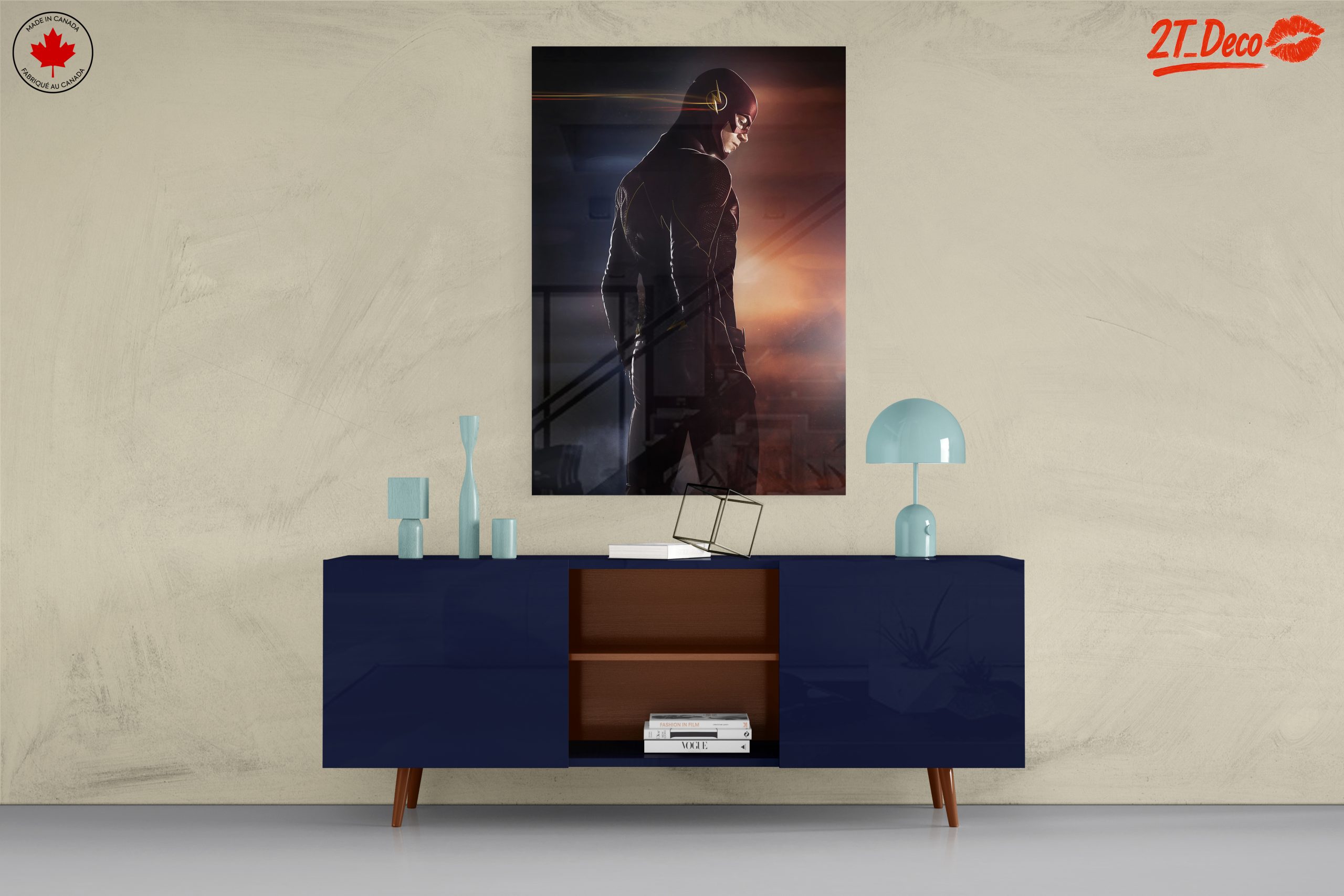 Dynamic Flash Artwork Featuring The Iconic Superhero - Image 8