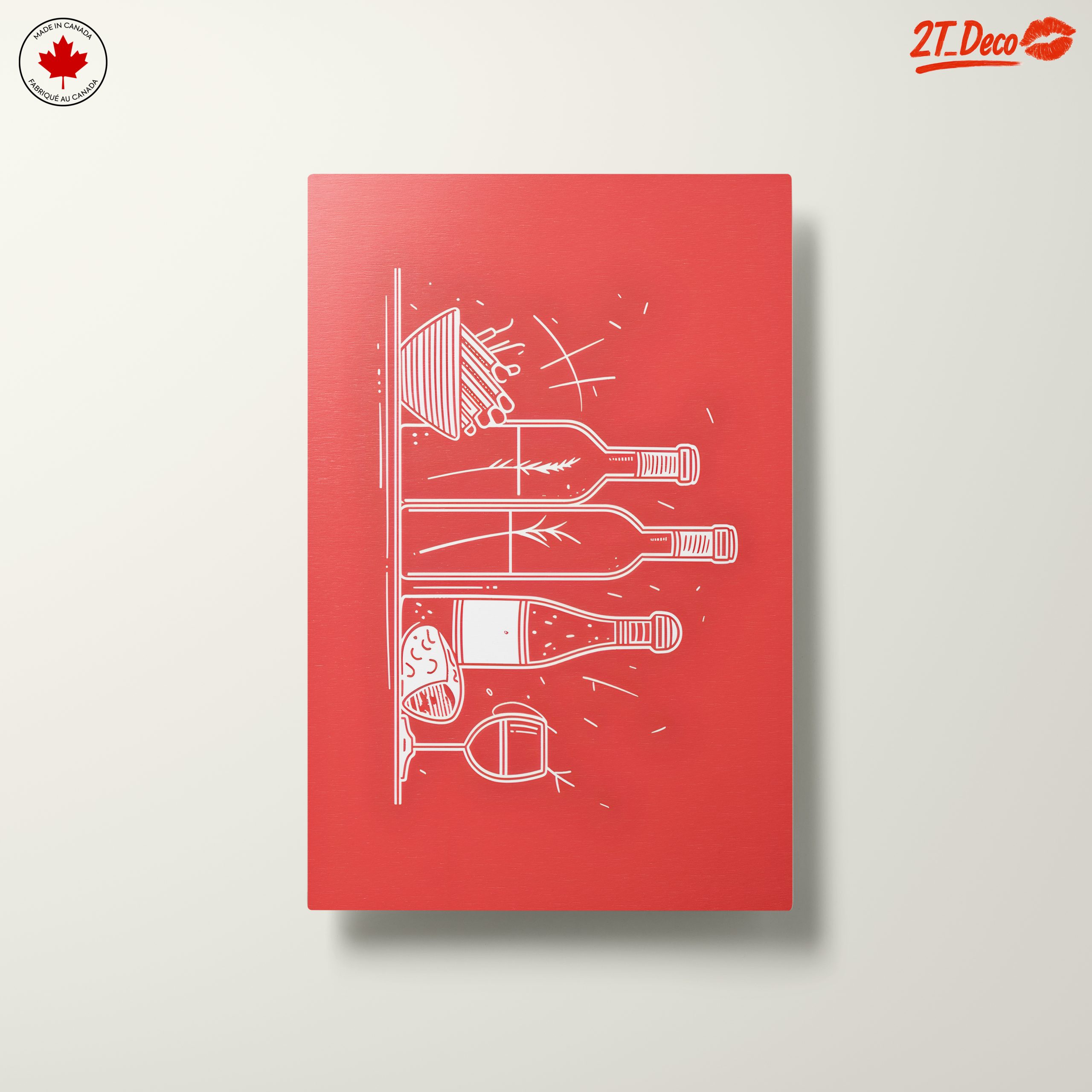 Beverage Art Illustration with Bottles - Image 10