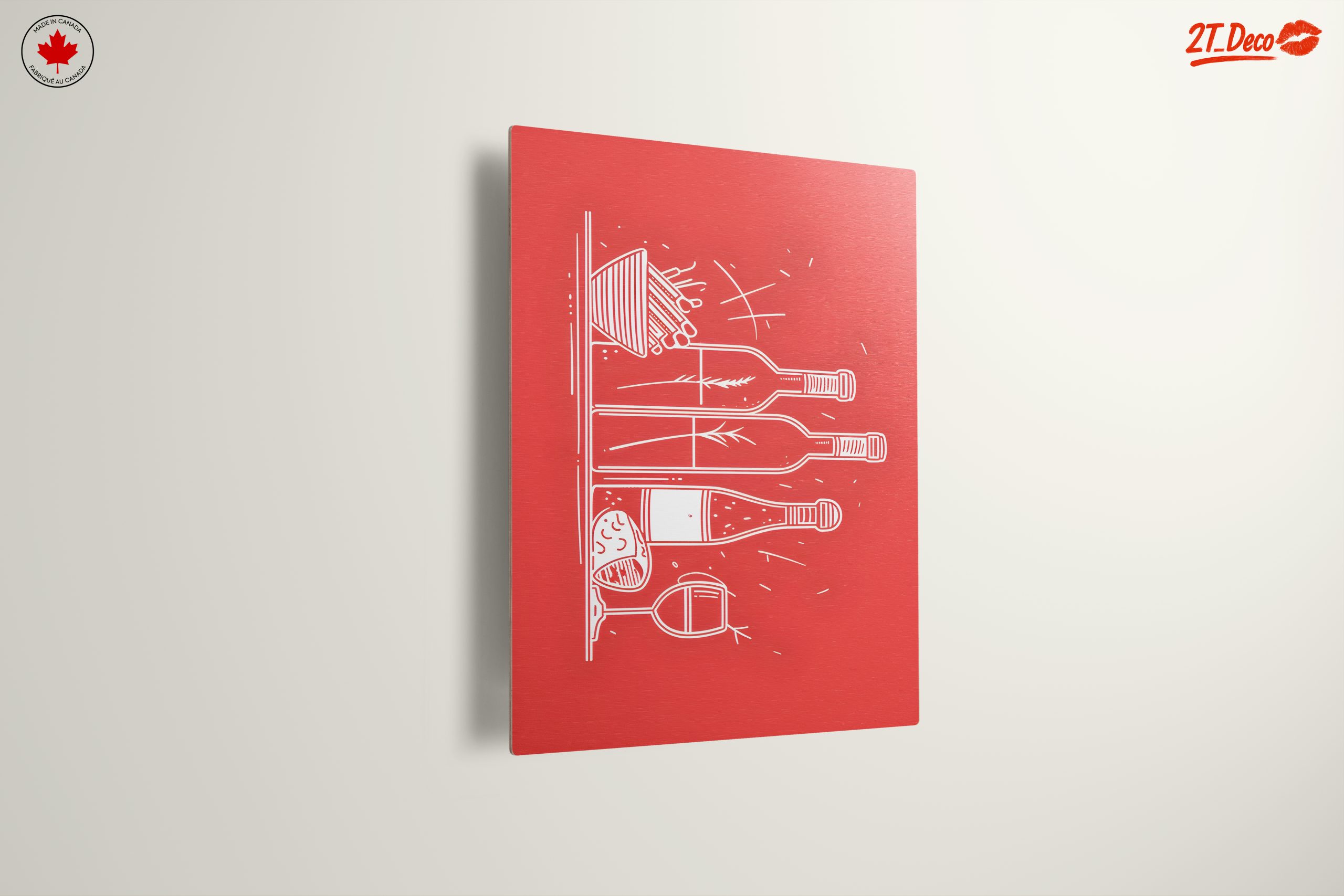 Beverage Art Illustration with Bottles - Image 13