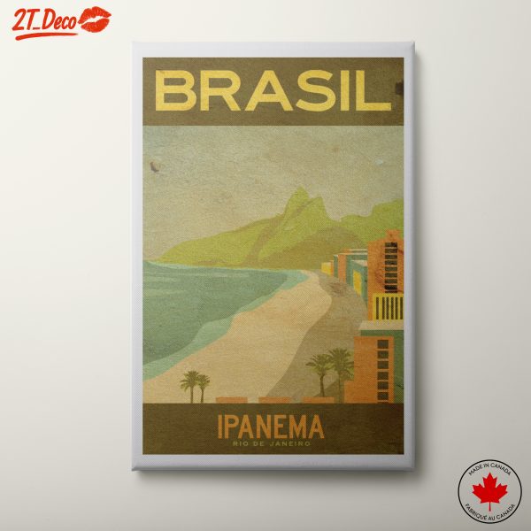 Ipanema Beach in Brazil Art