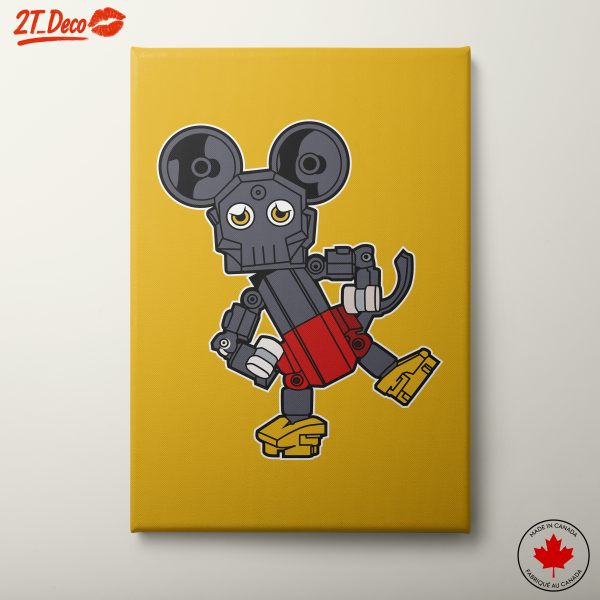 Playful Mechanical Character Art