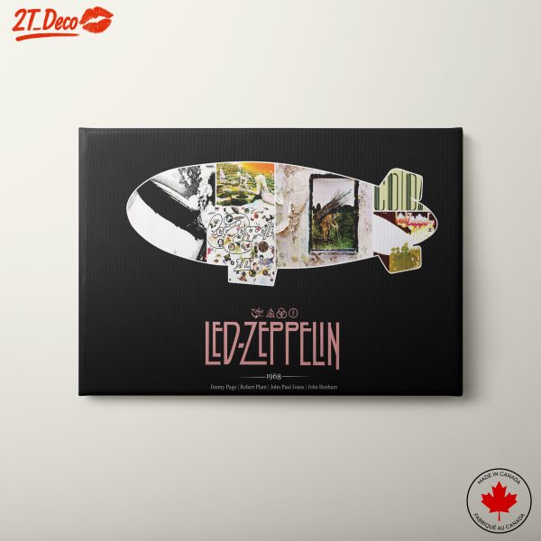 Led Zeppelin Artwork Celebrating Iconic Albums