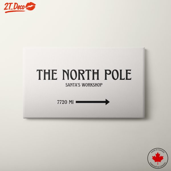 The North Pole Santa's Workshop Wall Art