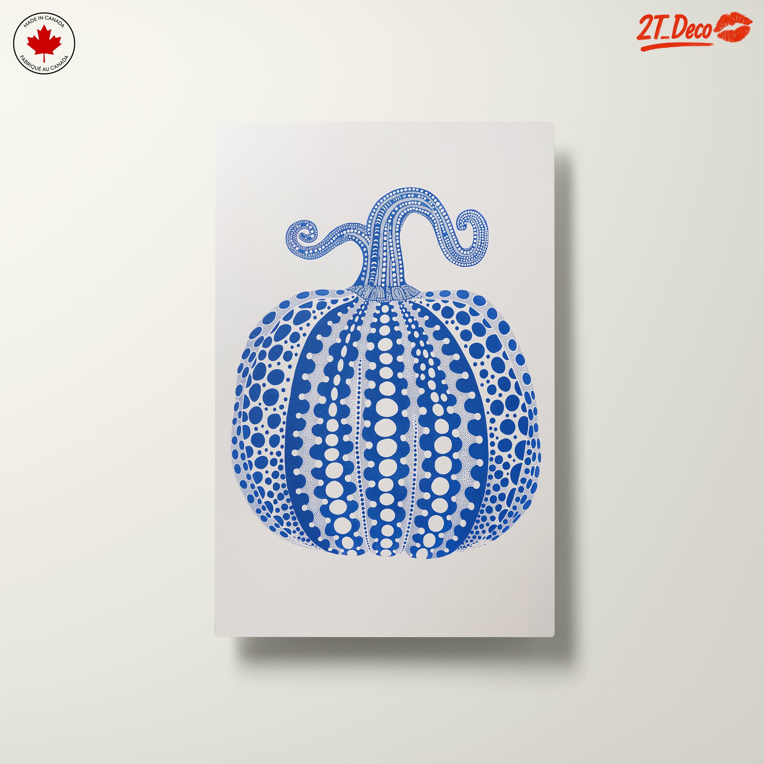 Stylized Blue Pumpkin Art - Image 10