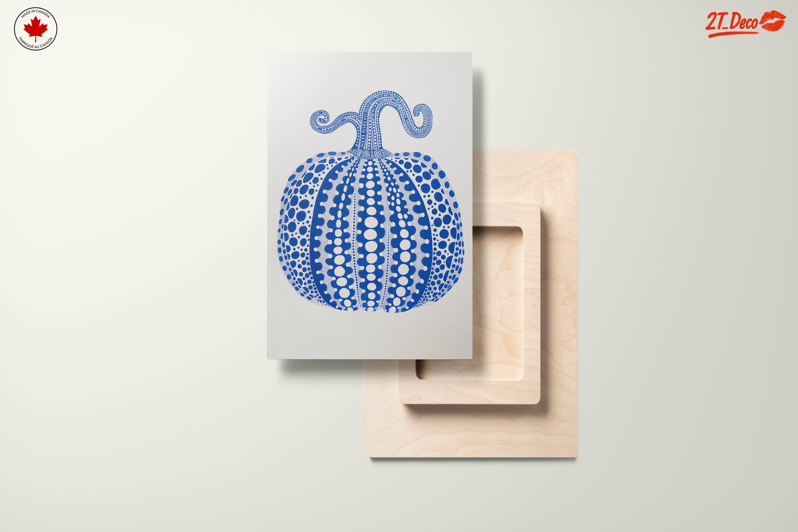Stylized Blue Pumpkin Art - Image 11