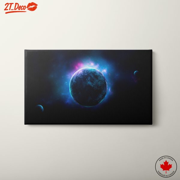 Stunning Cosmic Landscape Art Featuring Celestial Bodies