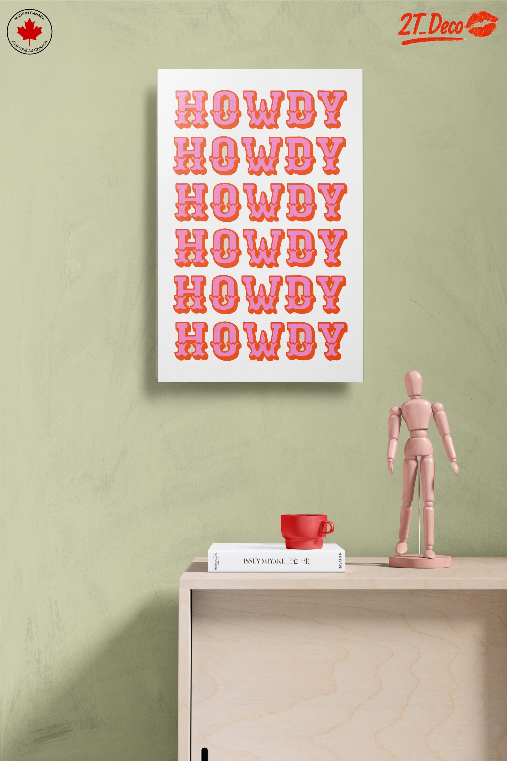 Playful Howdy Typography Art - Image 14