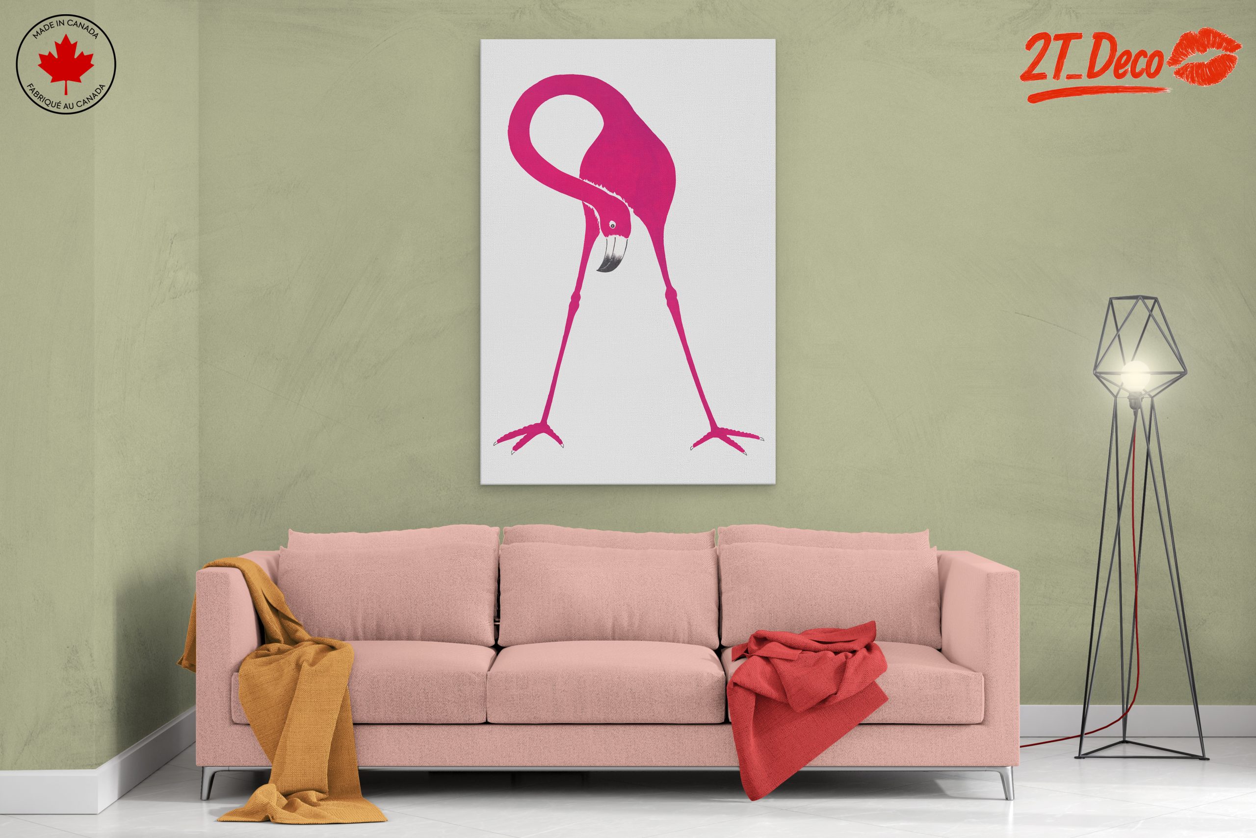 Artistic Flamingo Illustration - Image 2