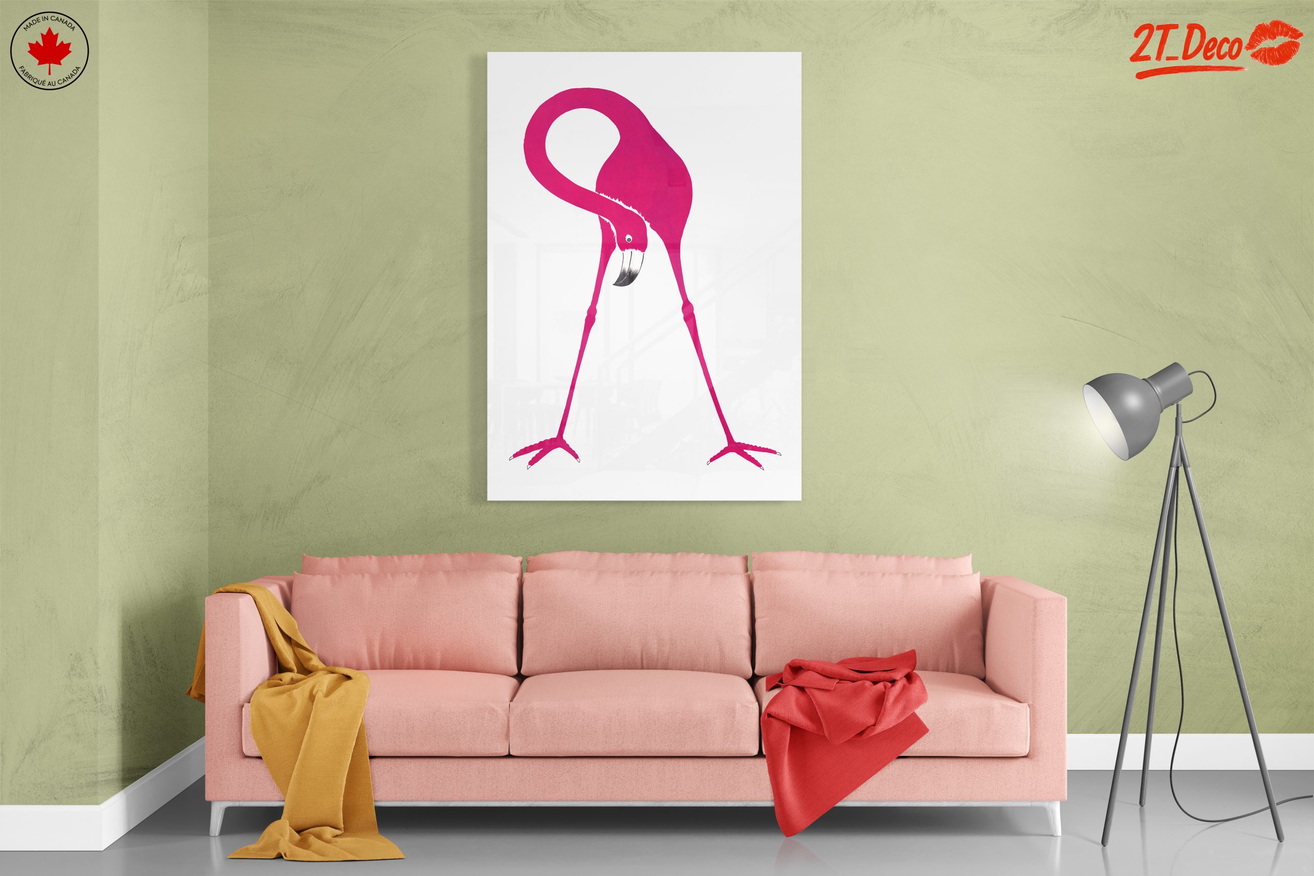 Artistic Flamingo Illustration - Image 7