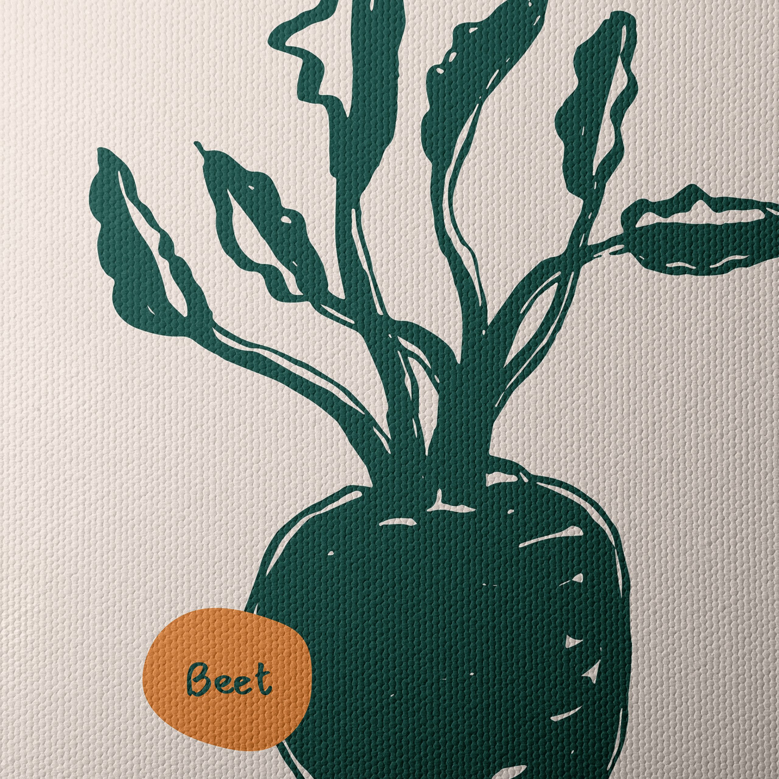 Eat More Veggies Beet Botanical Art - Image 4