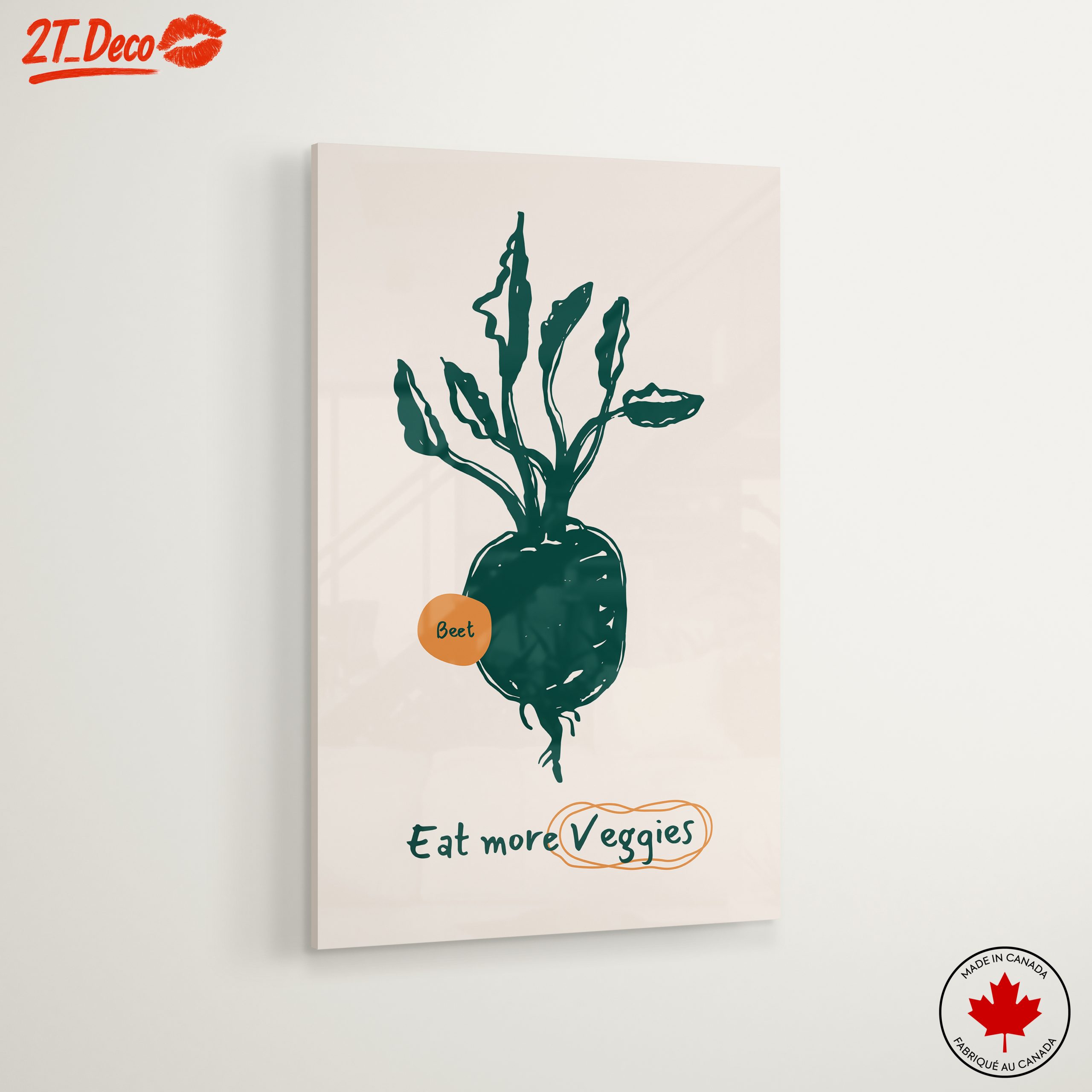 Eat More Veggies Beet Botanical Art - Image 6