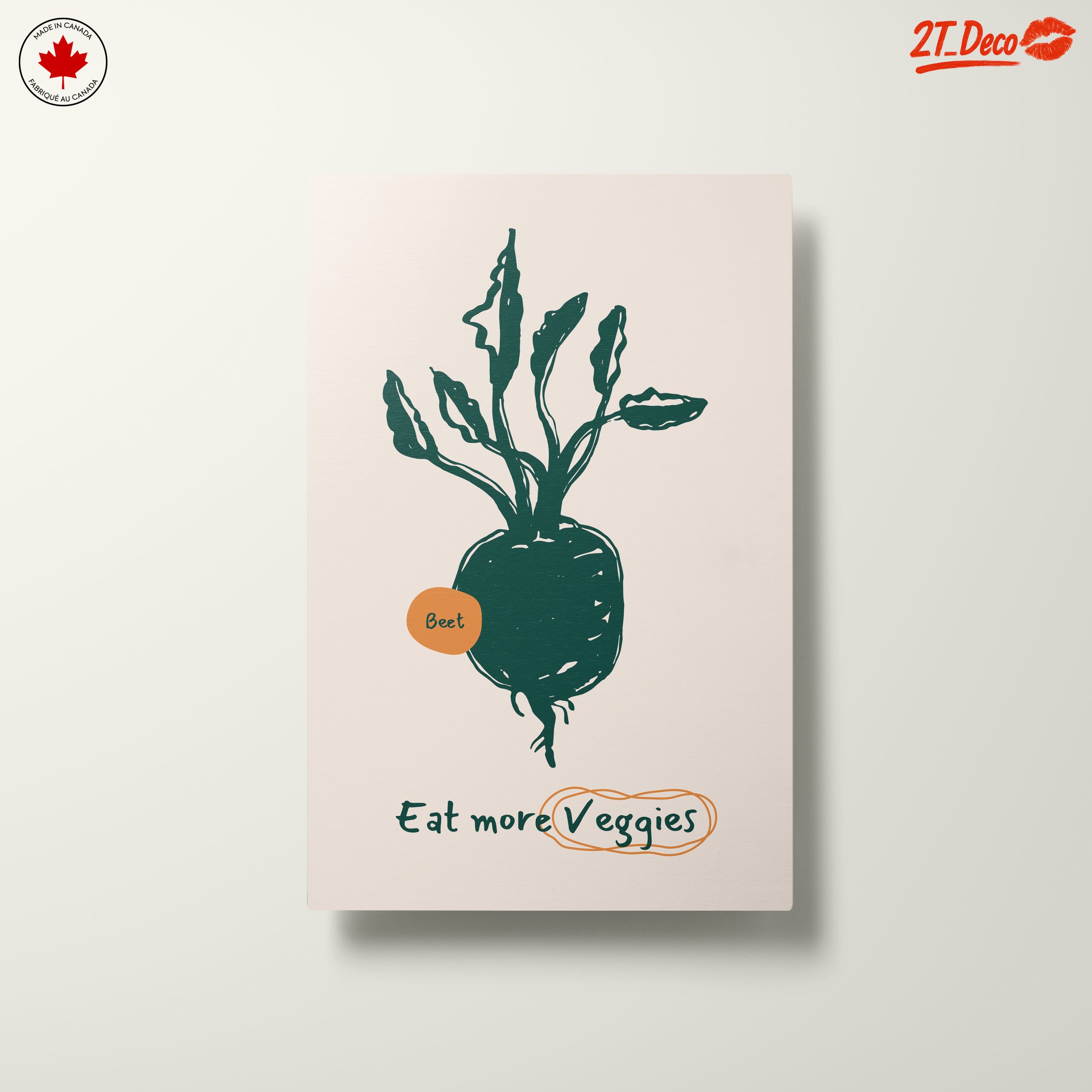 Eat More Veggies Beet Botanical Art - Image 10