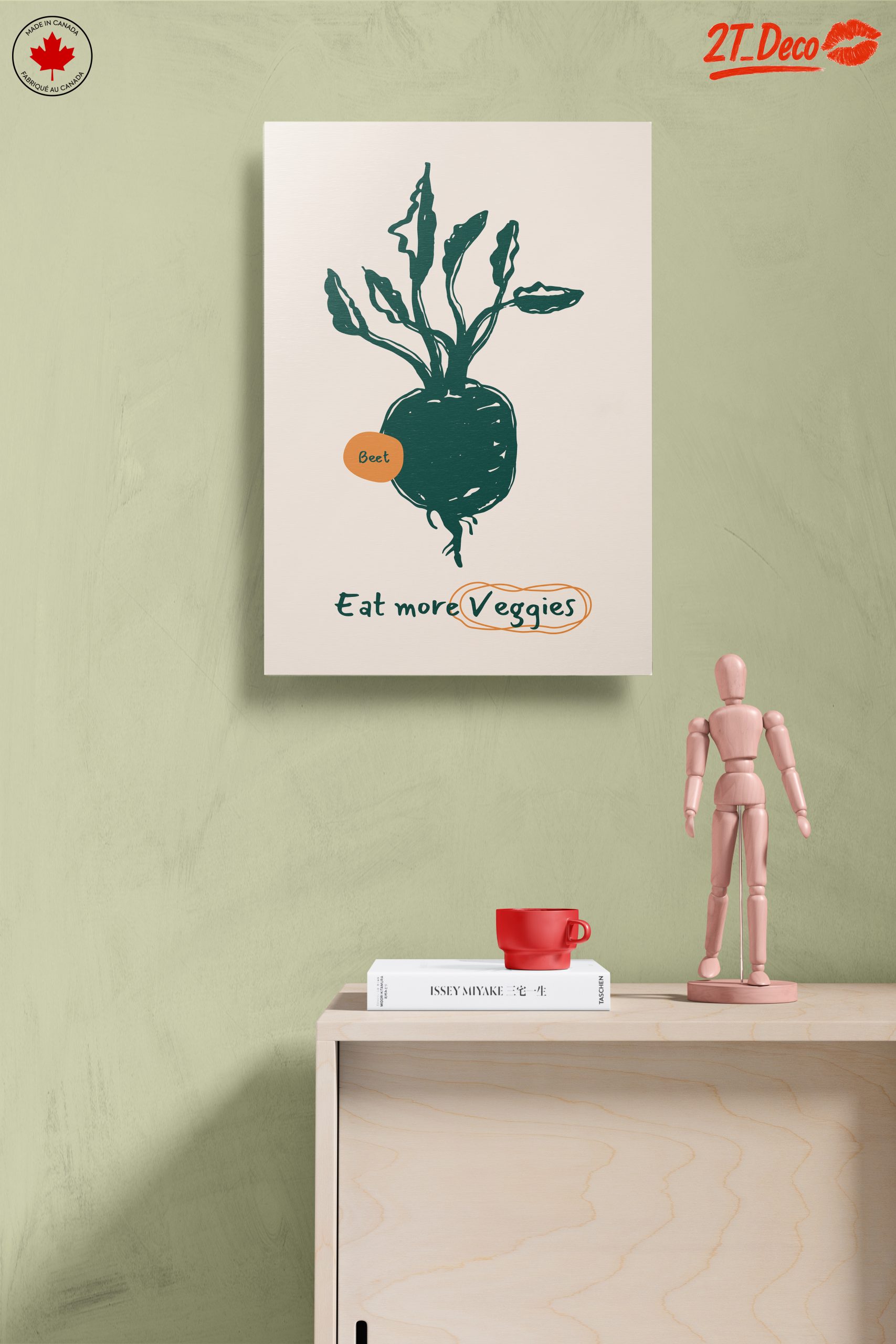 Eat More Veggies Beet Botanical Art - Image 14