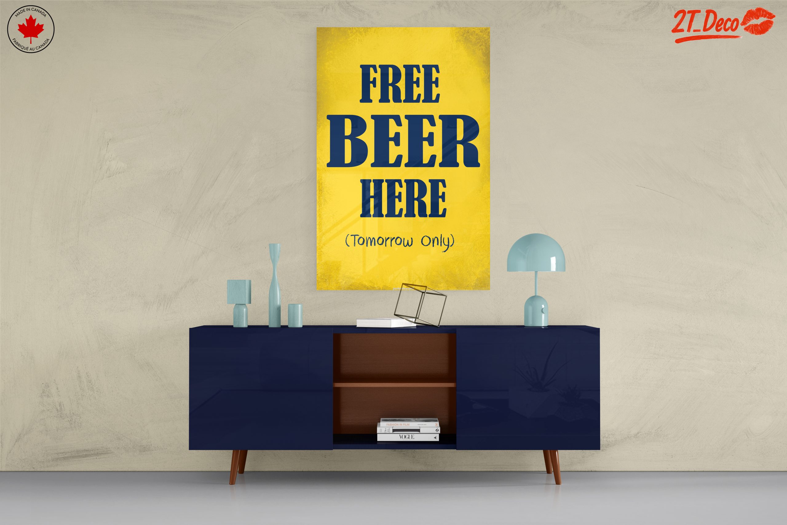 Free Beer Sign for Bar or Kitchen Decor - Image 8