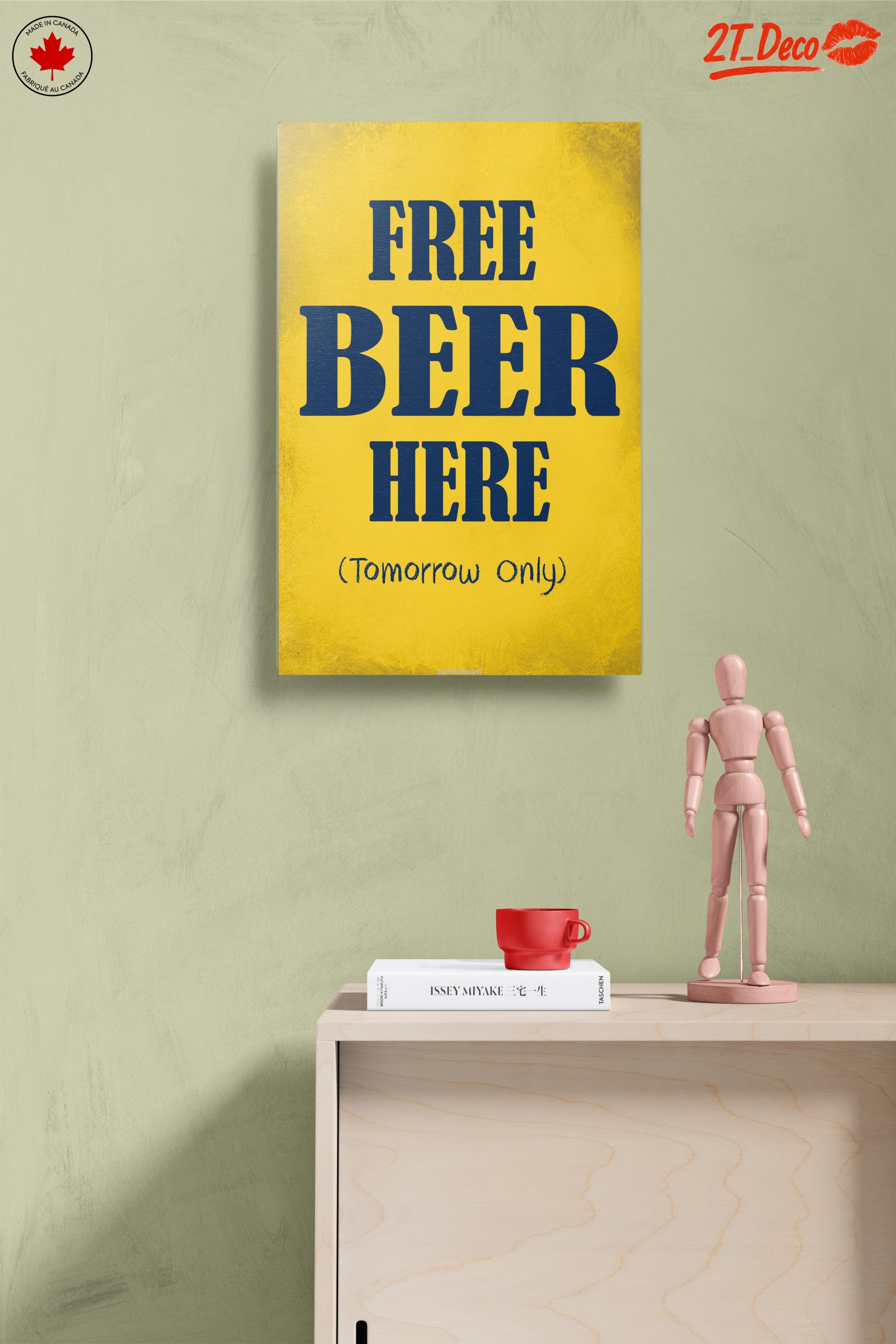 Free Beer Sign for Bar or Kitchen Decor - Image 14