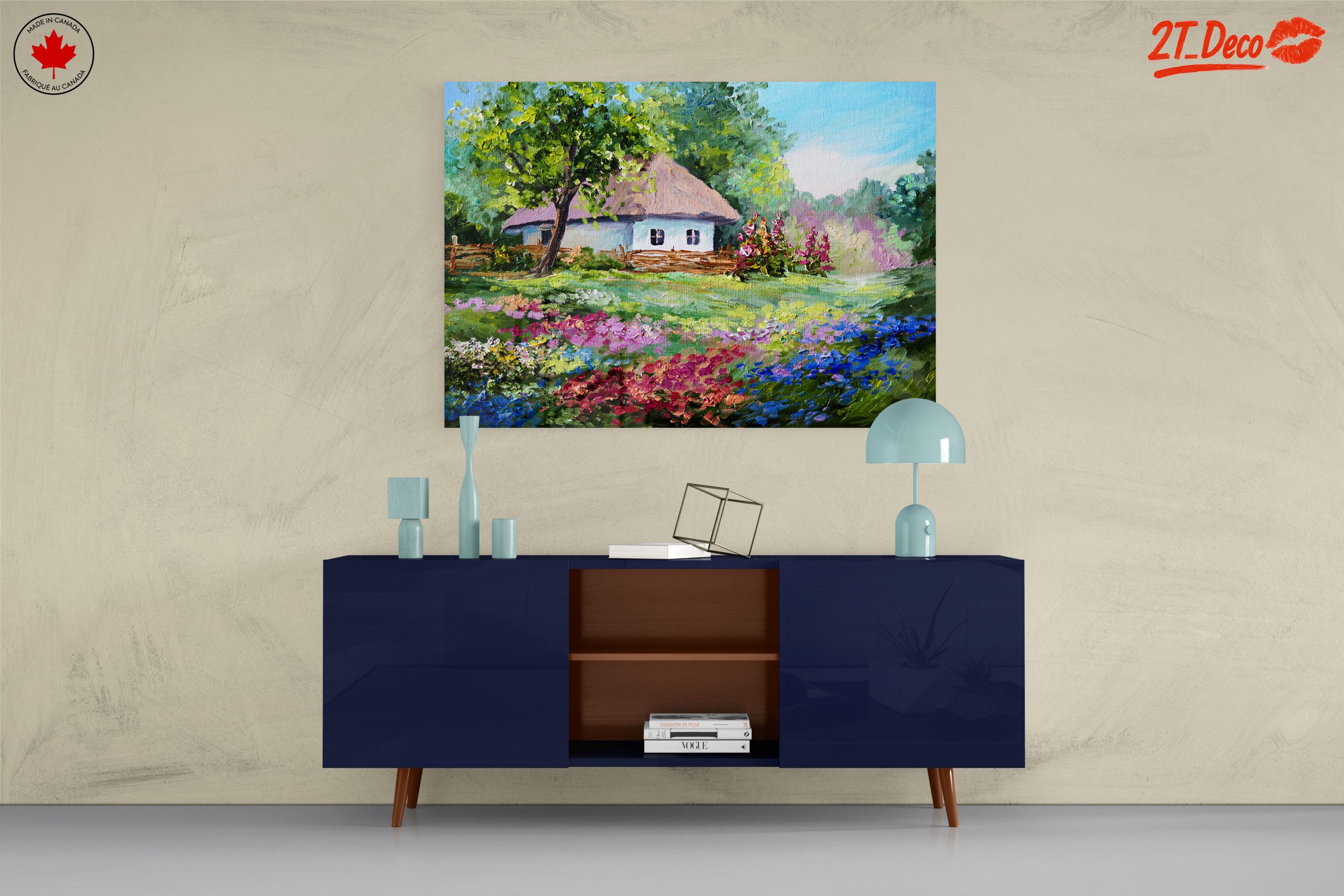 Charming Nature Landscape with Vibrant Flowers - Image 8