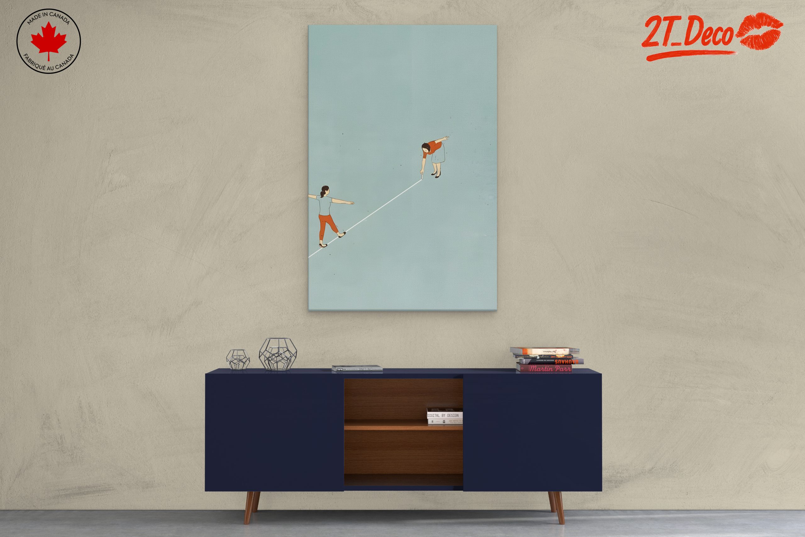 Two Women Balancing in Contemporary Style - Image 3