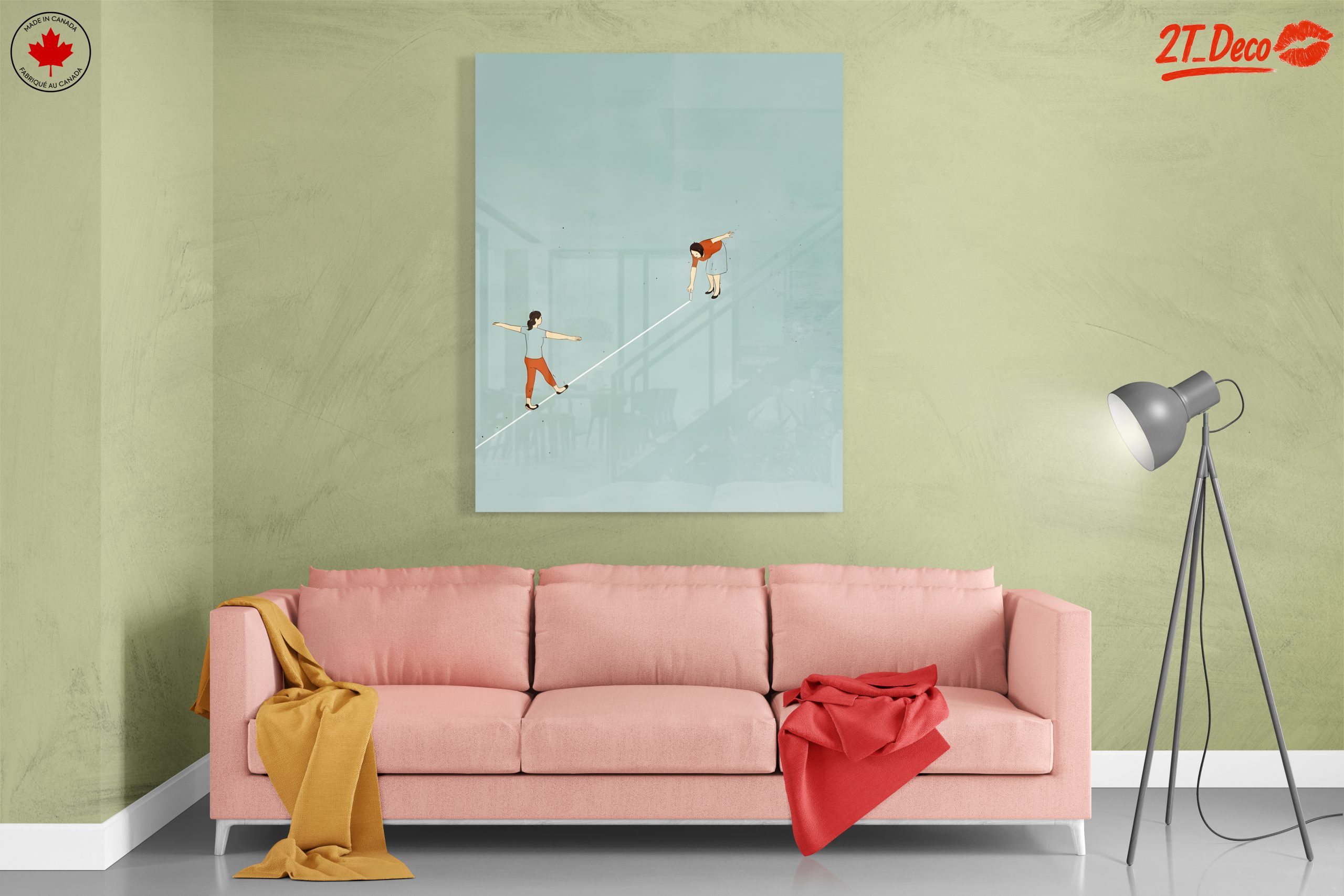Two Women Balancing in Contemporary Style - Image 7