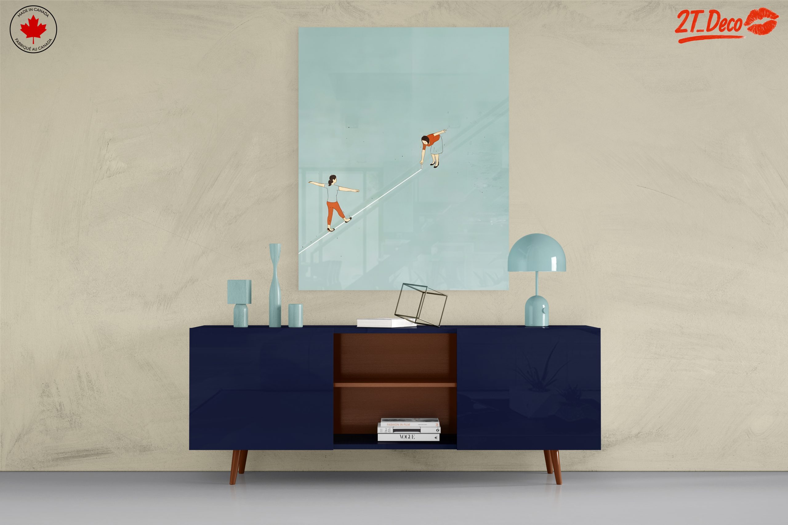 Two Women Balancing in Contemporary Style - Image 8