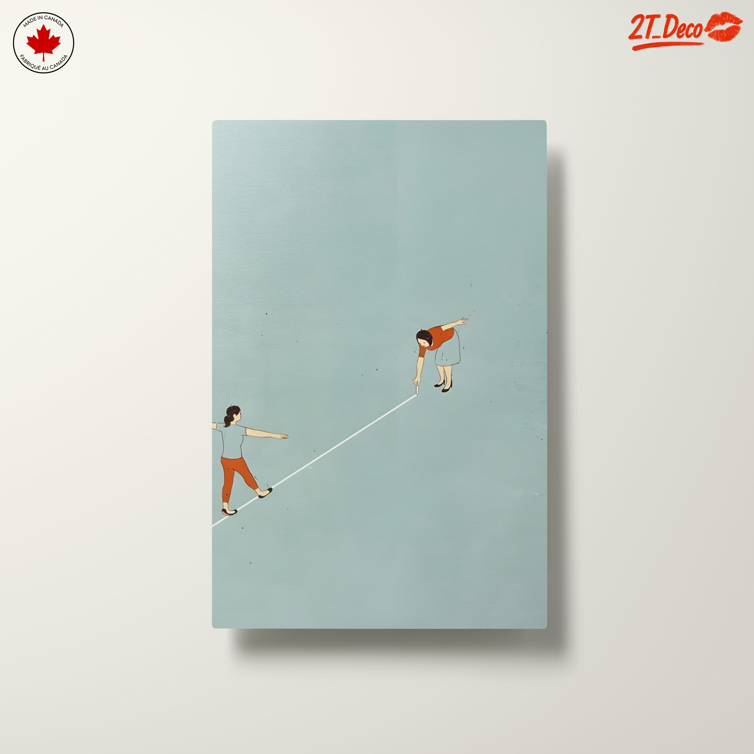 Two Women Balancing in Contemporary Style - Image 10