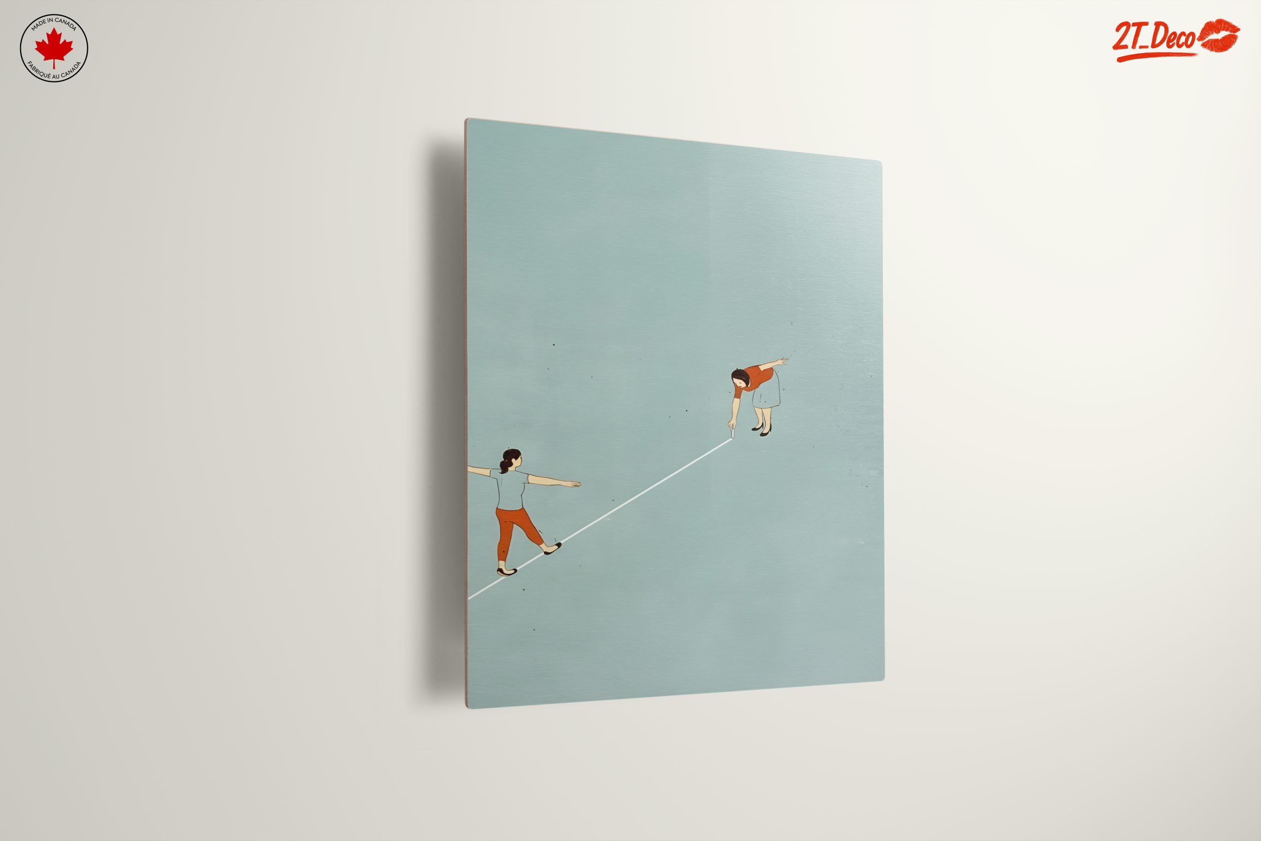 Two Women Balancing in Contemporary Style - Image 13