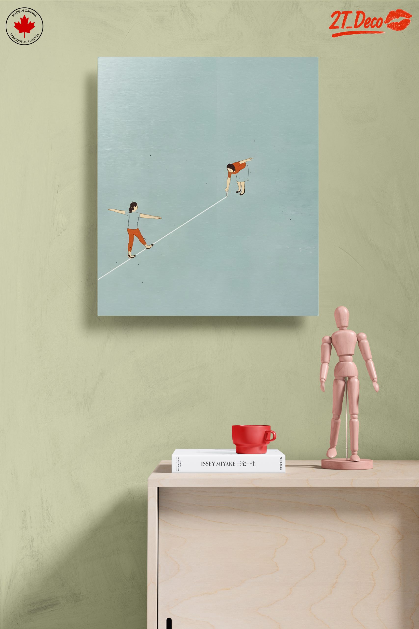 Two Women Balancing in Contemporary Style - Image 14
