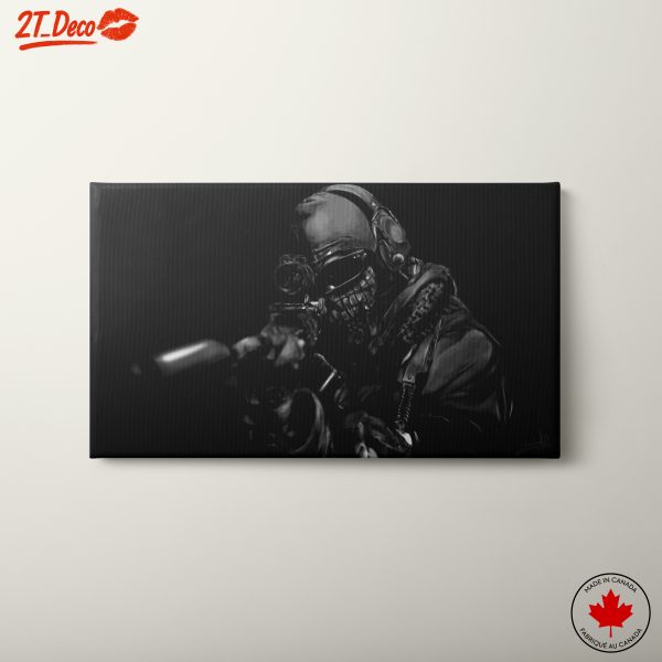 Military Tactical Artwork Featuring Soldier