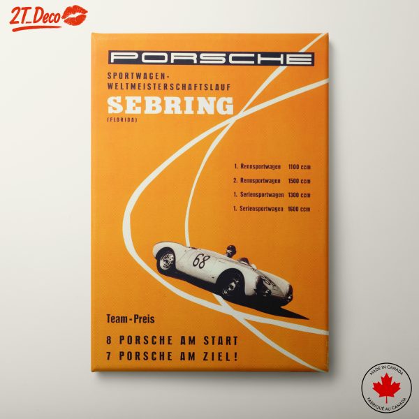 Porsche Sebring Racing Poster