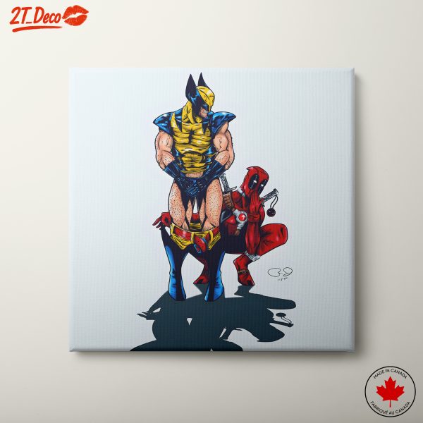 Wolverine and Deadpool Comic Art 3