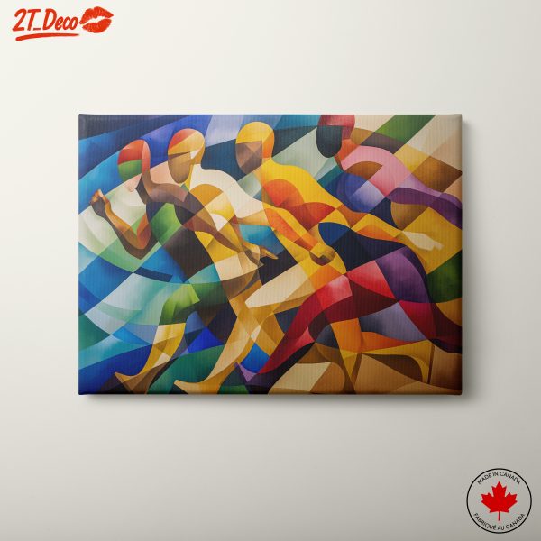 Dynamic Abstract Figures Running