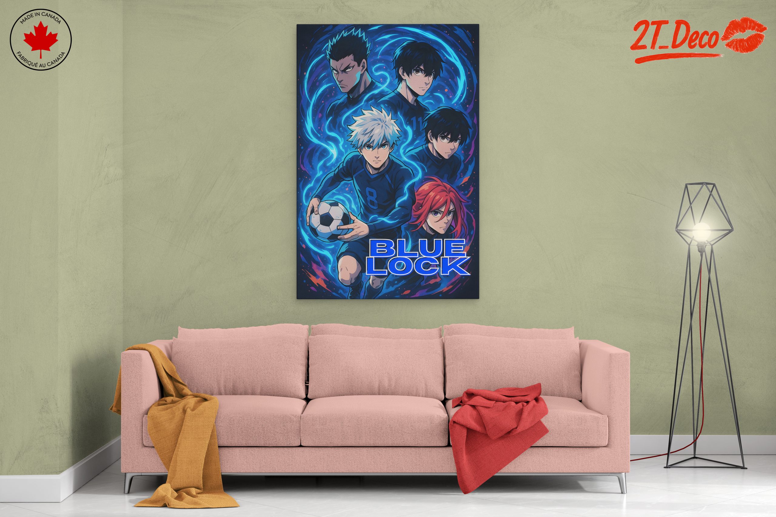Dynamic Blue Lock Anime Characters in Action - Image 2