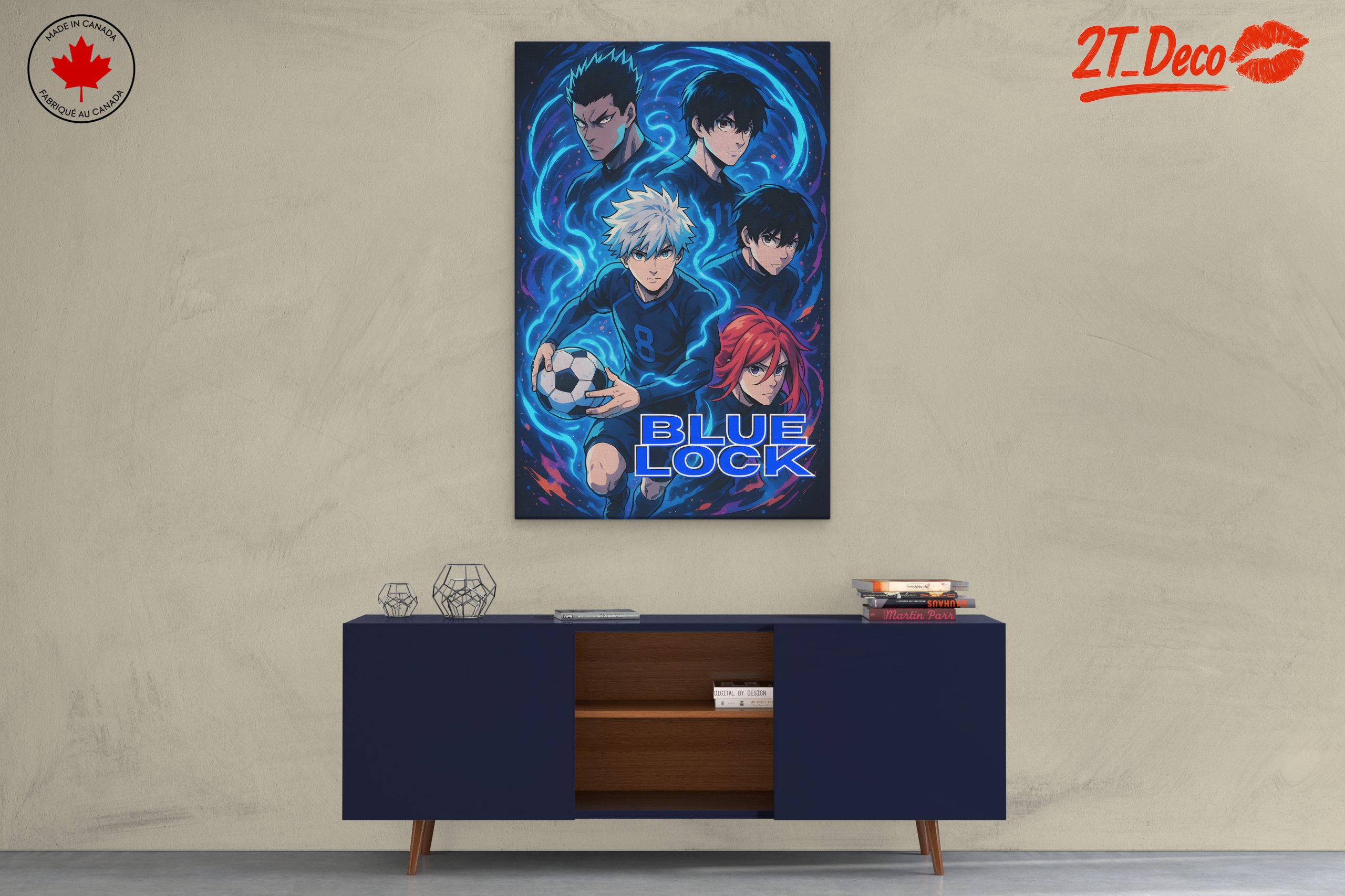 Dynamic Blue Lock Anime Characters in Action - Image 3
