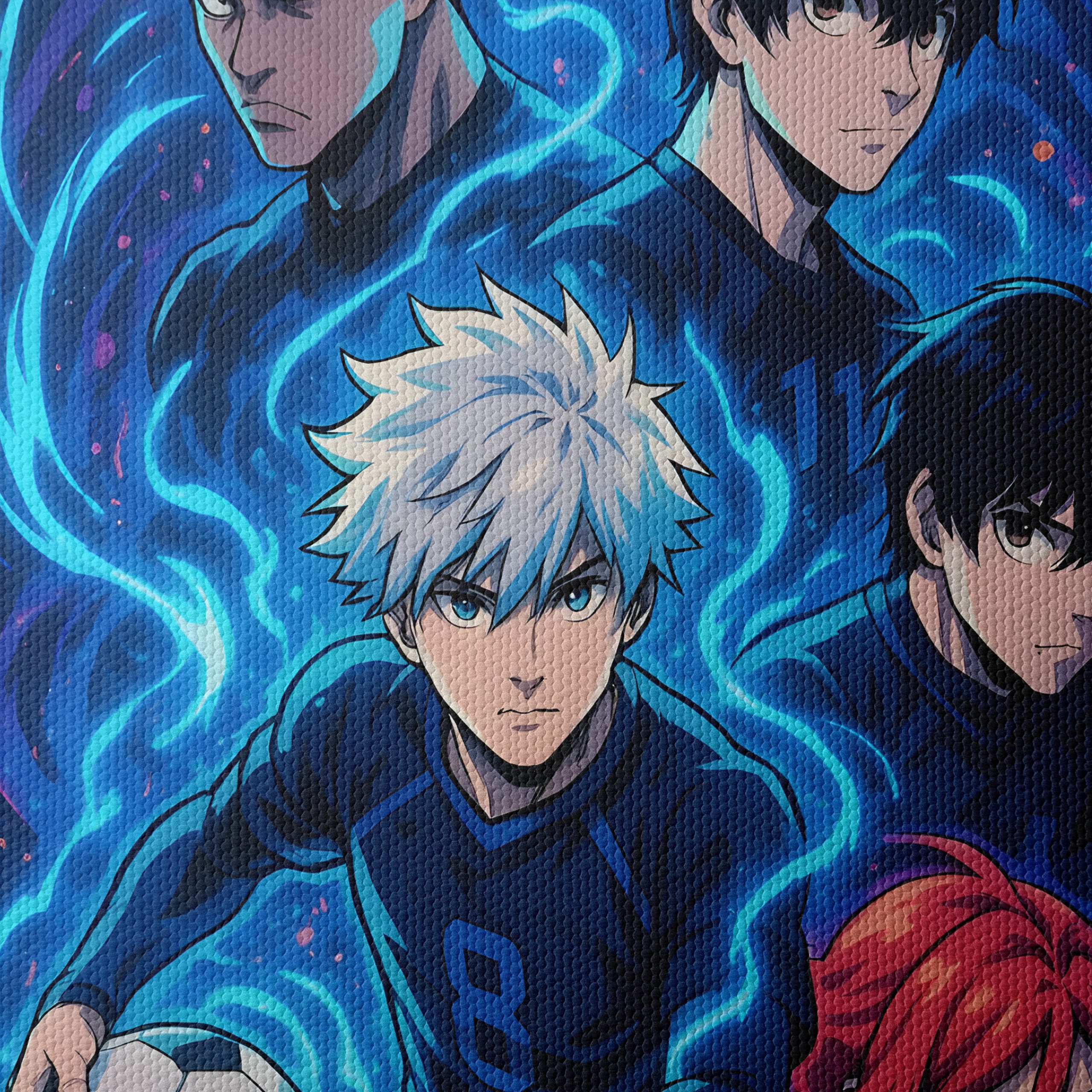 Dynamic Blue Lock Anime Characters in Action - Image 4