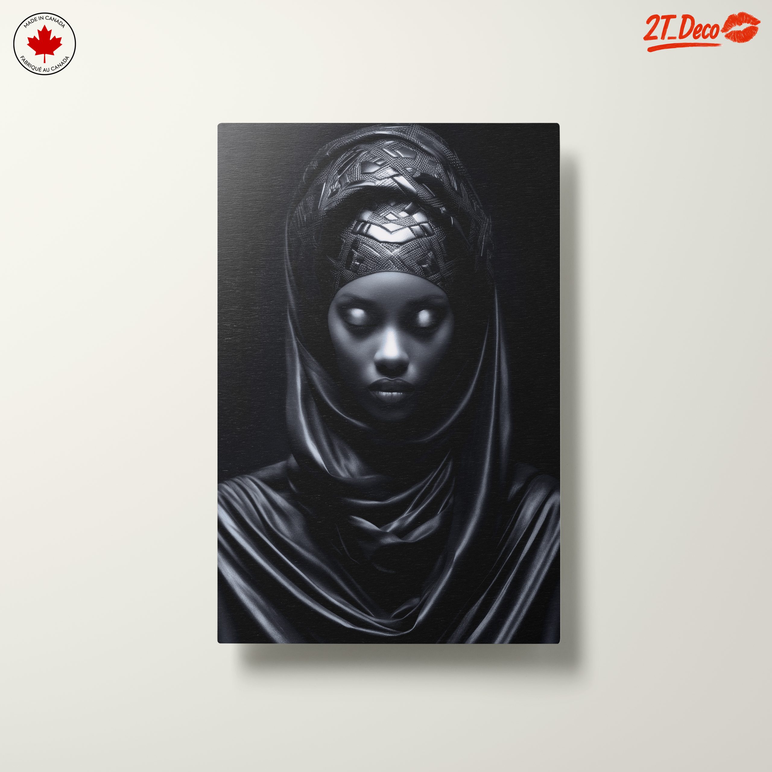 Stunning Afro Art Representation in Black - Image 10