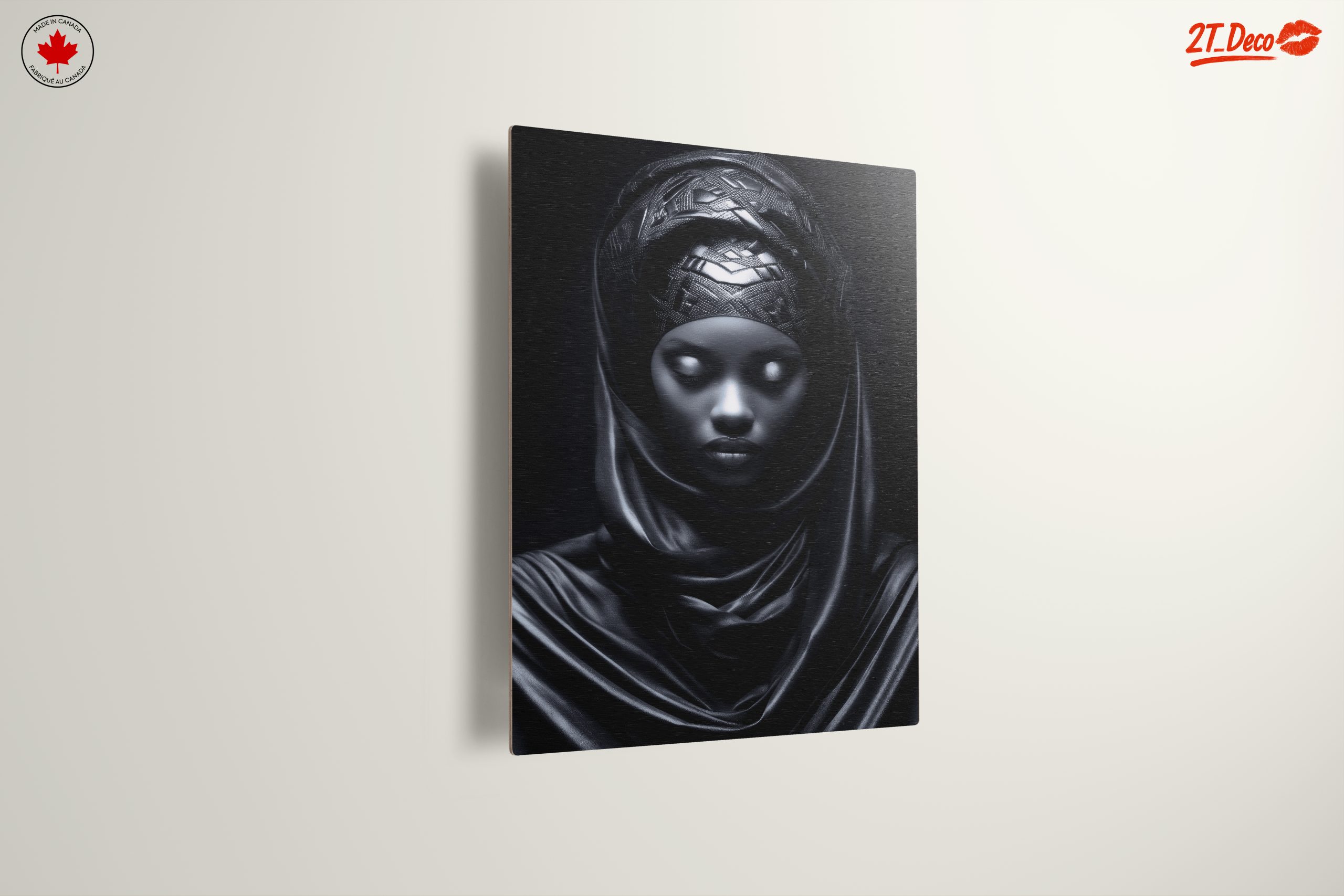 Stunning Afro Art Representation in Black - Image 13