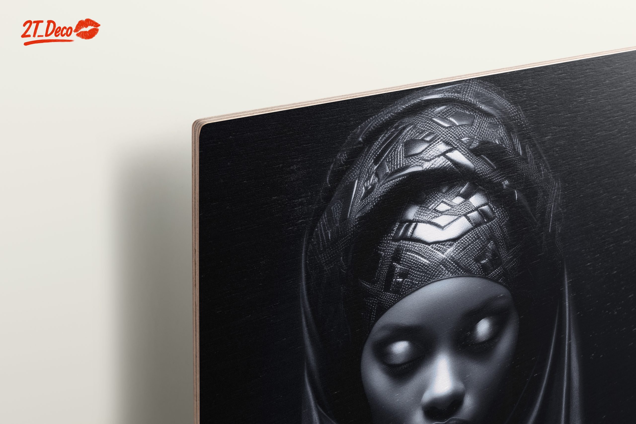 Stunning Afro Art Representation in Black - Image 15