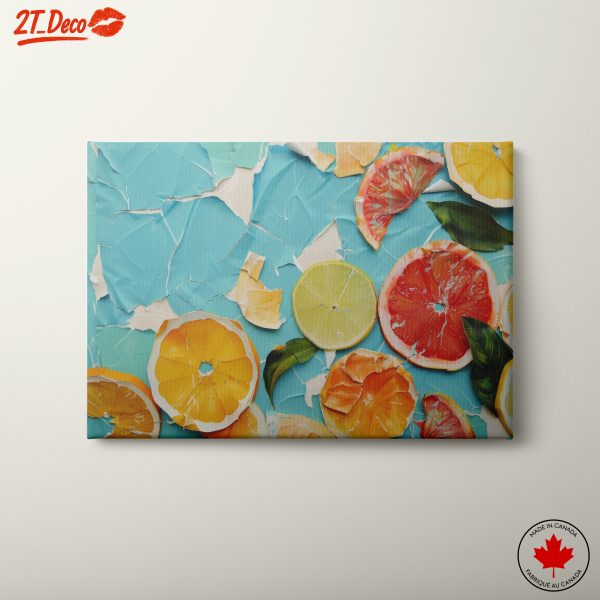 Colorful Abstract Food Composition Art