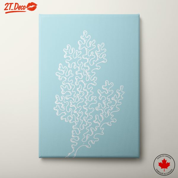 Stylized Coral Abstract Art