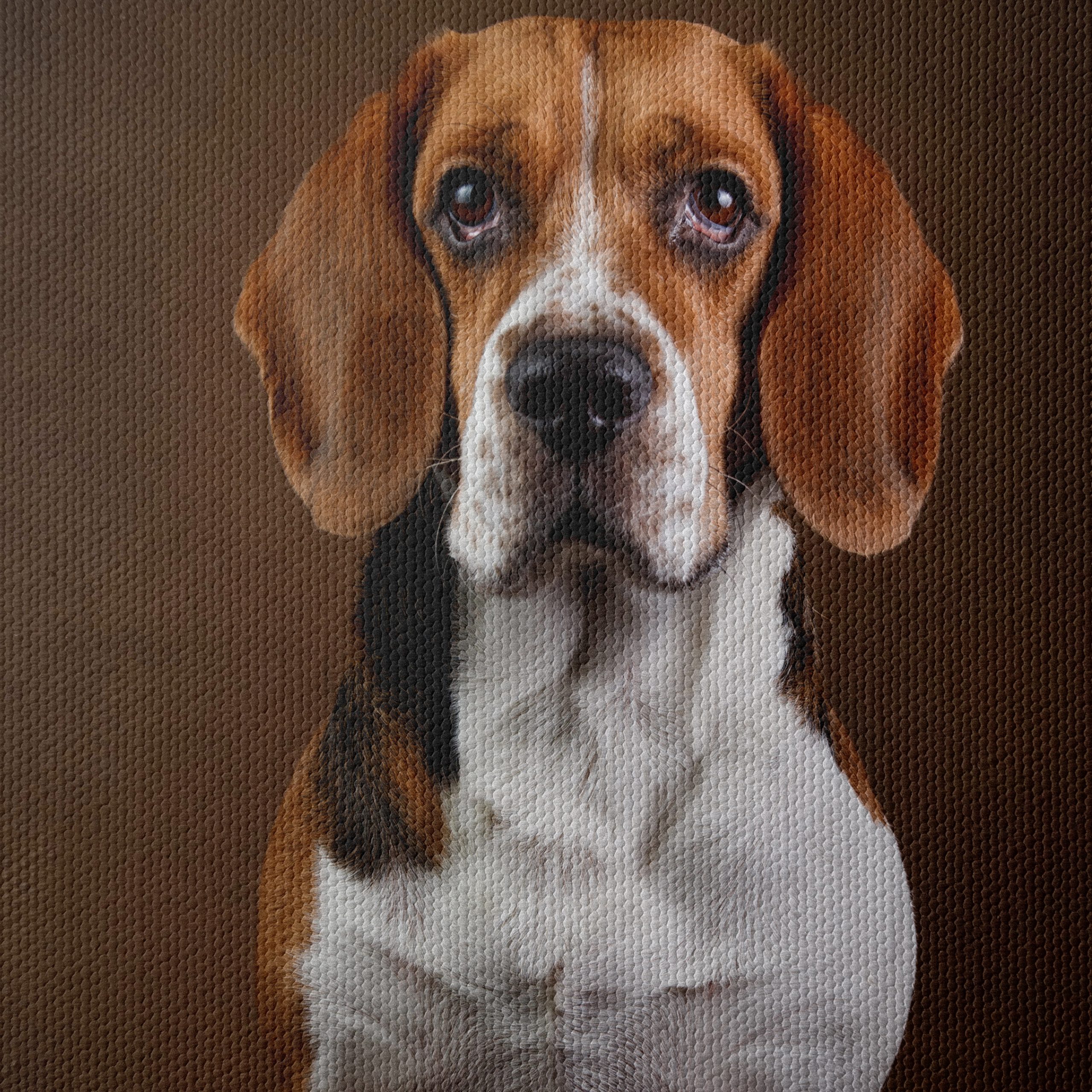 Beagle Dog Portrait in Artistic Style - Image 4