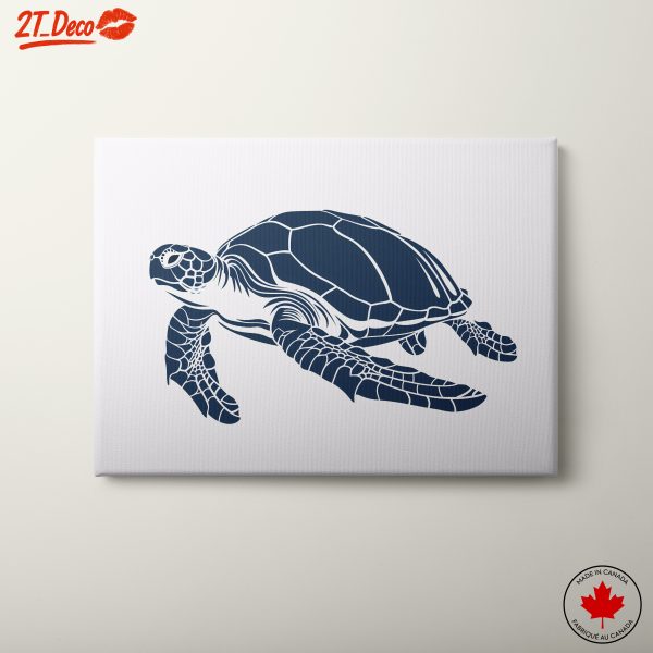 Stylized Sea Turtle Art