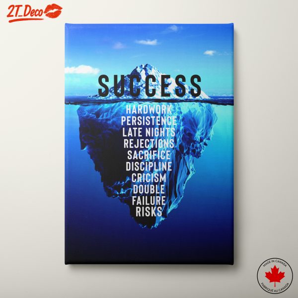 Motivational Quotes Iceberg Artwork