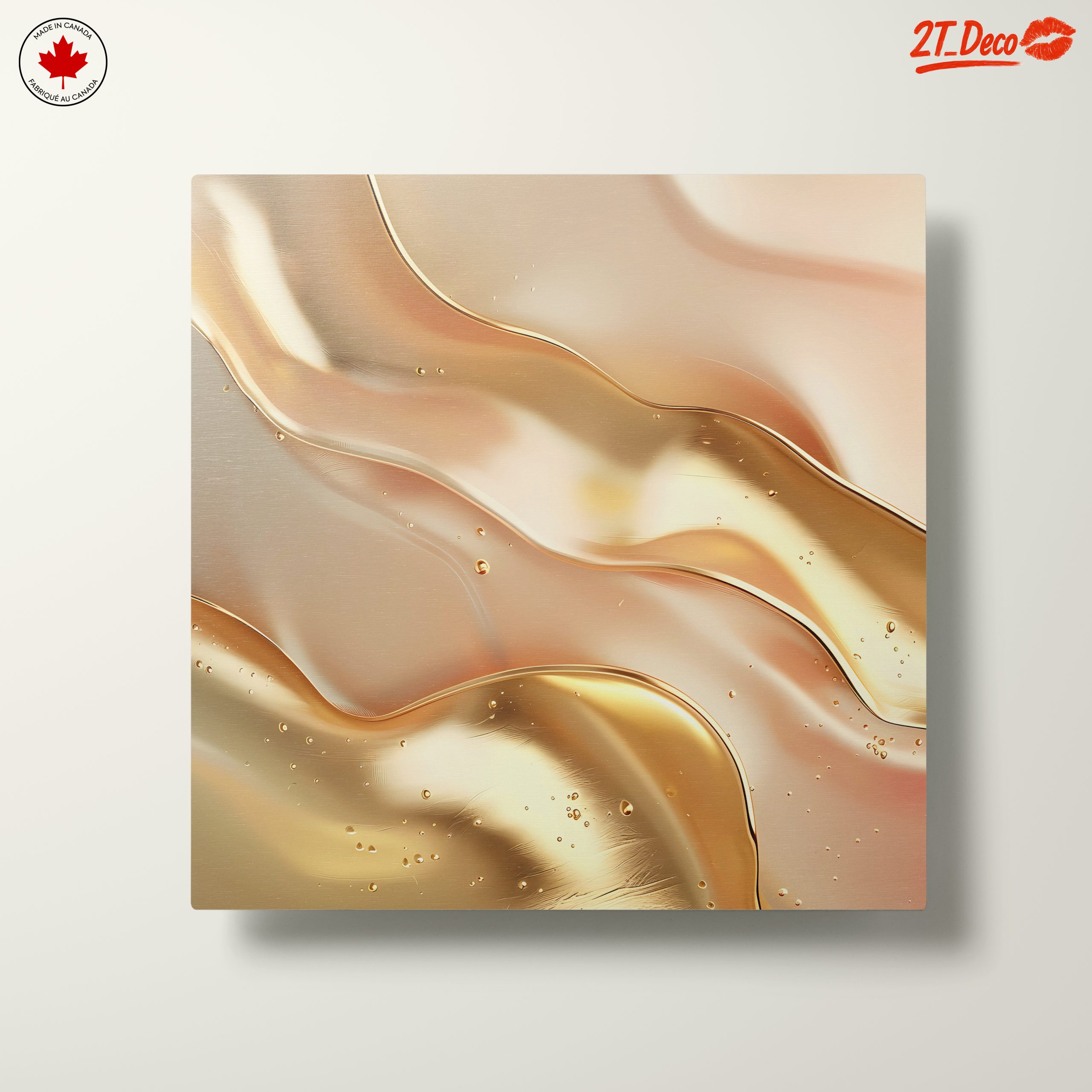 Elegant Gold Abstract Waves - Image 10