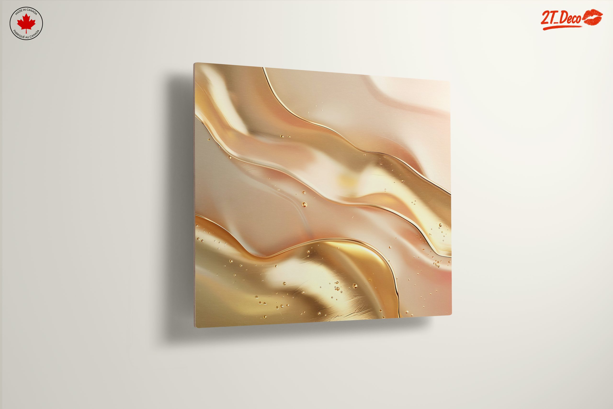 Elegant Gold Abstract Waves - Image 13